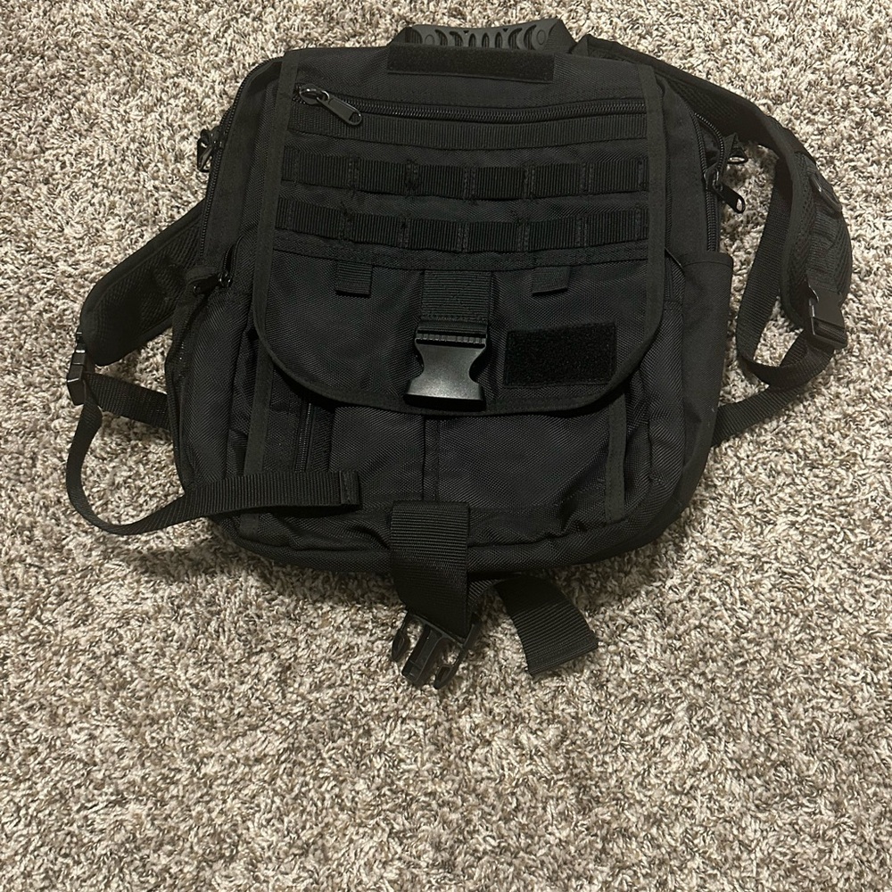 Tactical Black Men's Bag